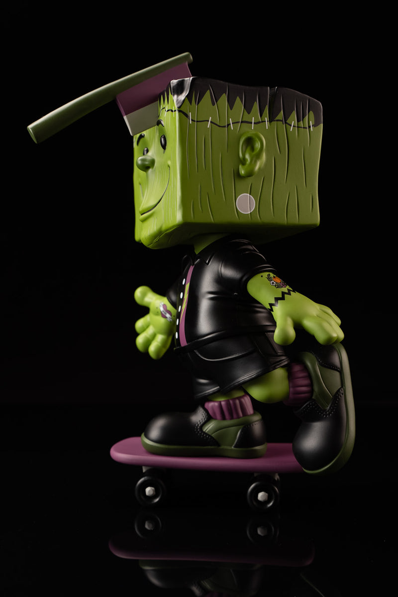 Blockhead Frankenstein- signed by sculptor 1/1 – KARMIEH Toy Design